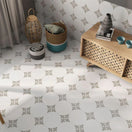 Carrelage Effet Carreau de Ciment Boulevard Dec 09 20x20 cm20x20 cm Boîte de 1 m²
