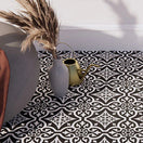 Carrelage Effet Carreau De Ciment Pre Chester Black 45x45 cm de Prissmacer45x45 cm Boite de 1.22 m²