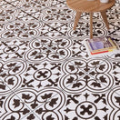 Carrelage Effet Carreau De Ciment Pre Hampton Black 45x45 cm de Prissmacer45x45 cm Boite de 1.22 m²