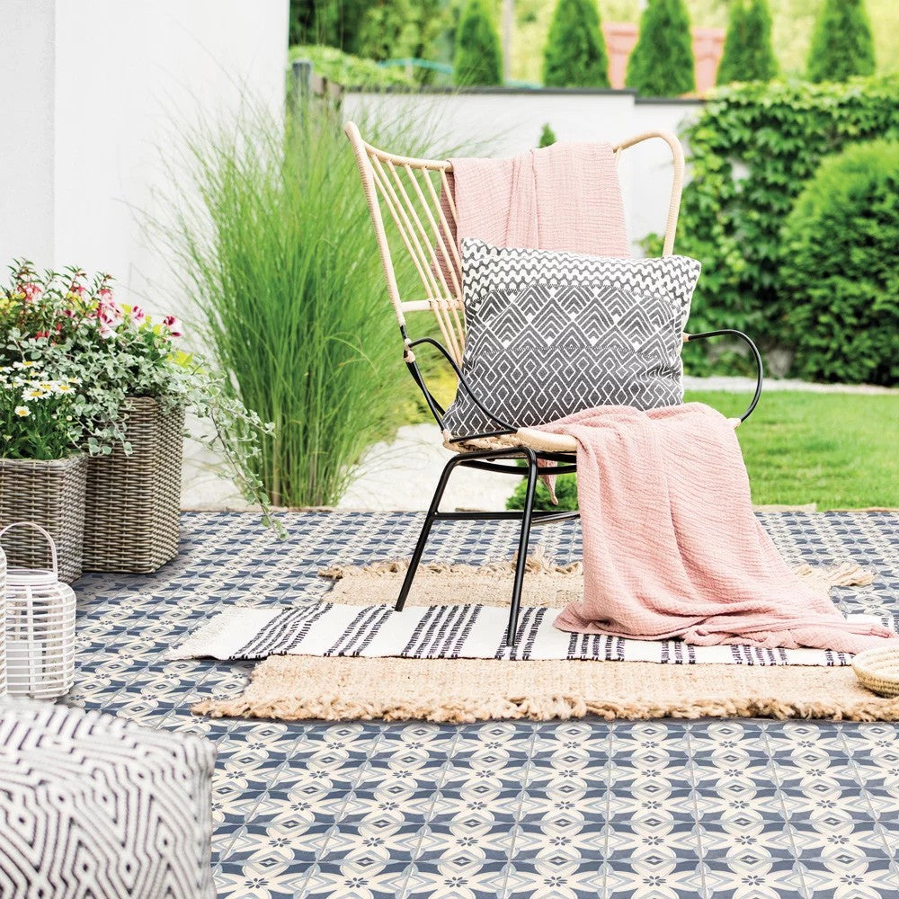 Carrelage Effet Carreaux de ciment Marlow Carolina 11,5x11,5 cm de Nanda Tiles