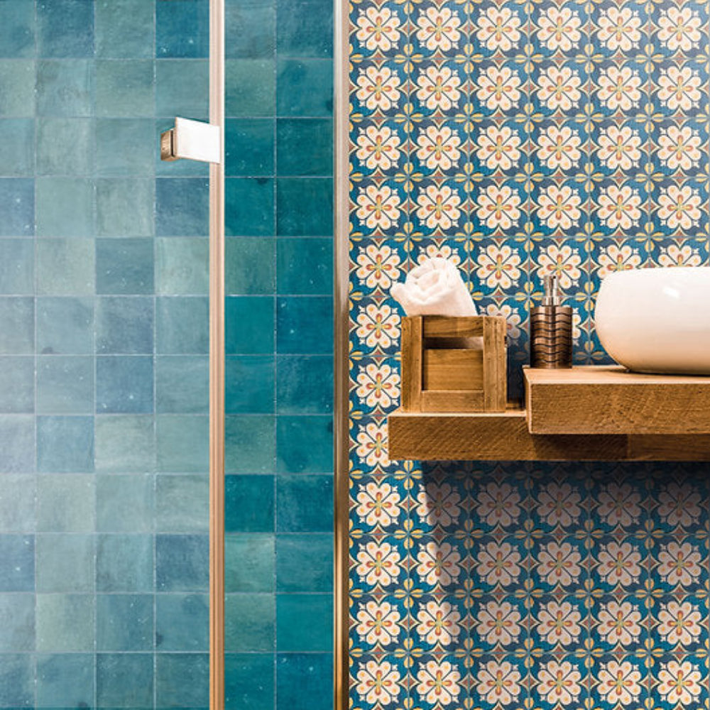 Carrelage Effet Carreaux de ciment Marlow Elvissa 11,5x11,5 cm de Nanda Tiles