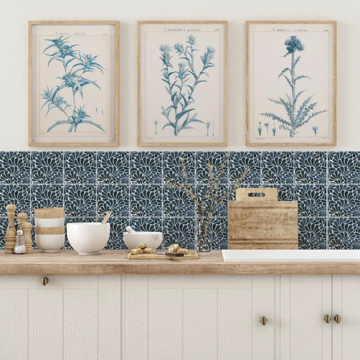 Carrelage Effet Carreau Ciment Marlow Talamanca 11,5x11,5 cm de Nanda Tiles