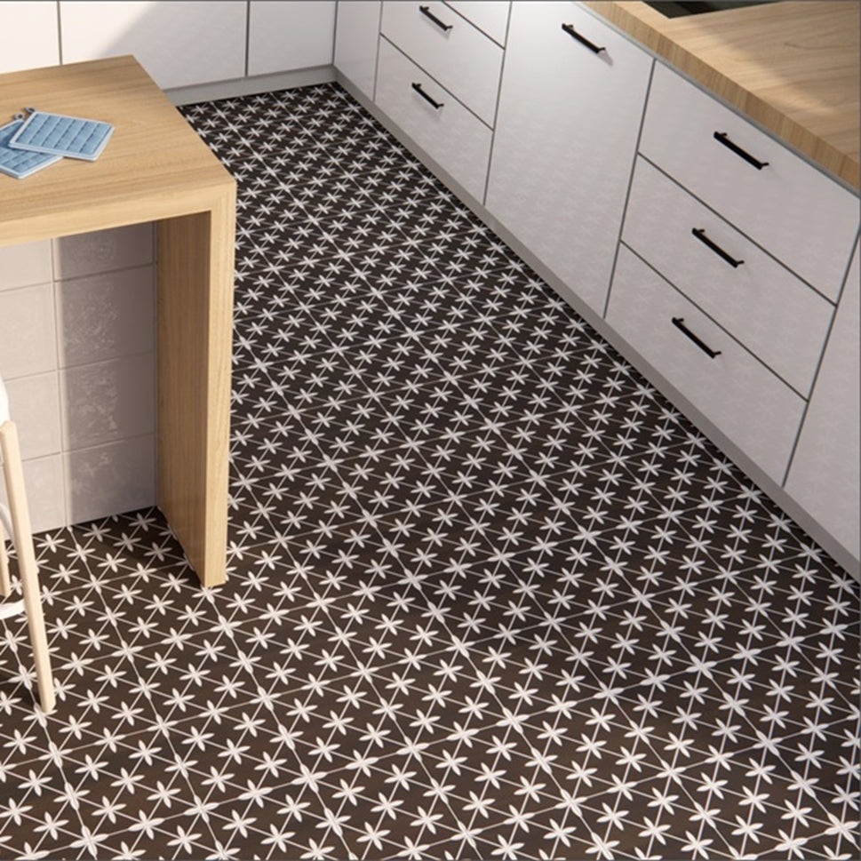 Carrelage Effet Carreau De Ciment Pre Star Black 45x45 cm de Prissmacer