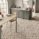 Carrelage Effet Carreau De Ciment Pre Leeds Cotto 45x45 cm de PrissmacerBoite de 1.22 m²