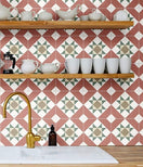 Changer Carrelage Effet Carreau de Ciment Terracotta Kompas Vetro 20x20 cm de Nanda Tiles 4 image