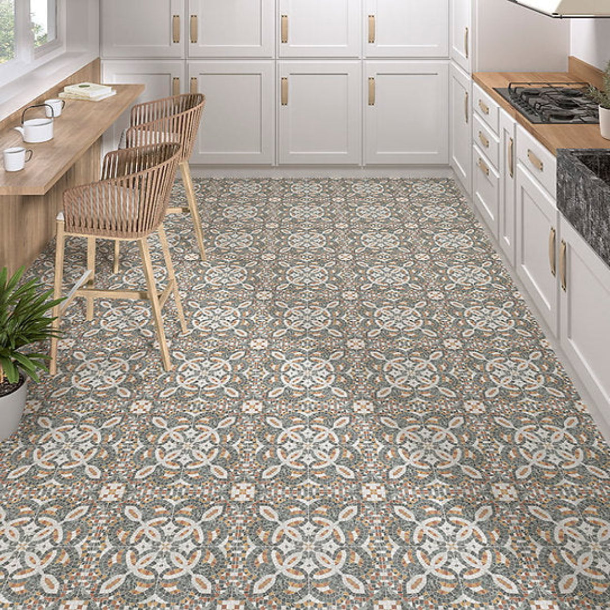 Carrelage Effet Carreau de Ciment Via Augusta 20x20 cm de Mainzu