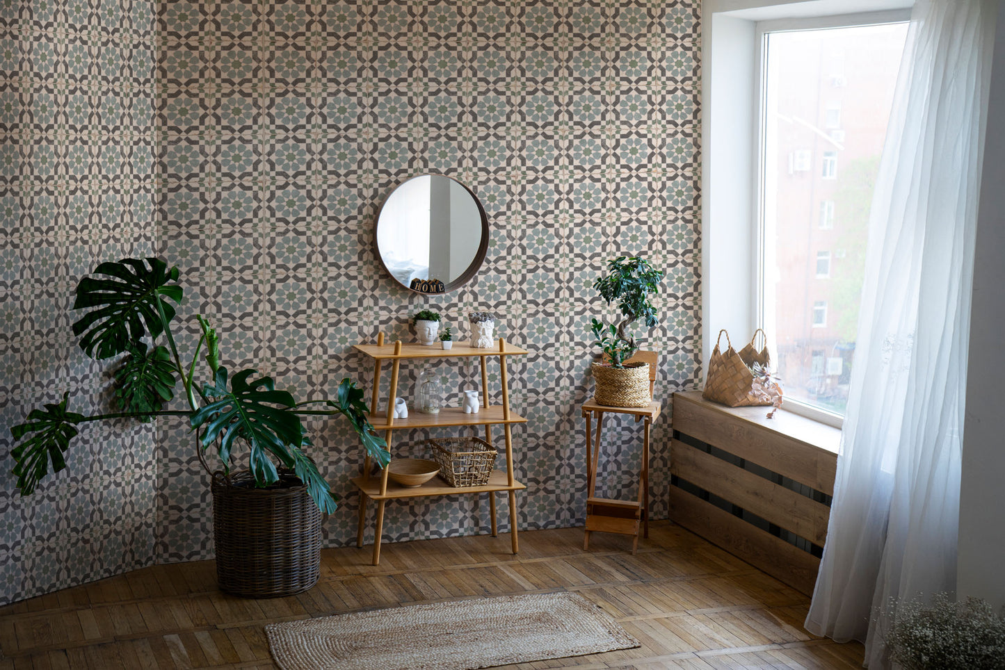 Carrelage Effet Carreau de Ciment Alhambra Layla 20x20 cm de Nanda Tiles