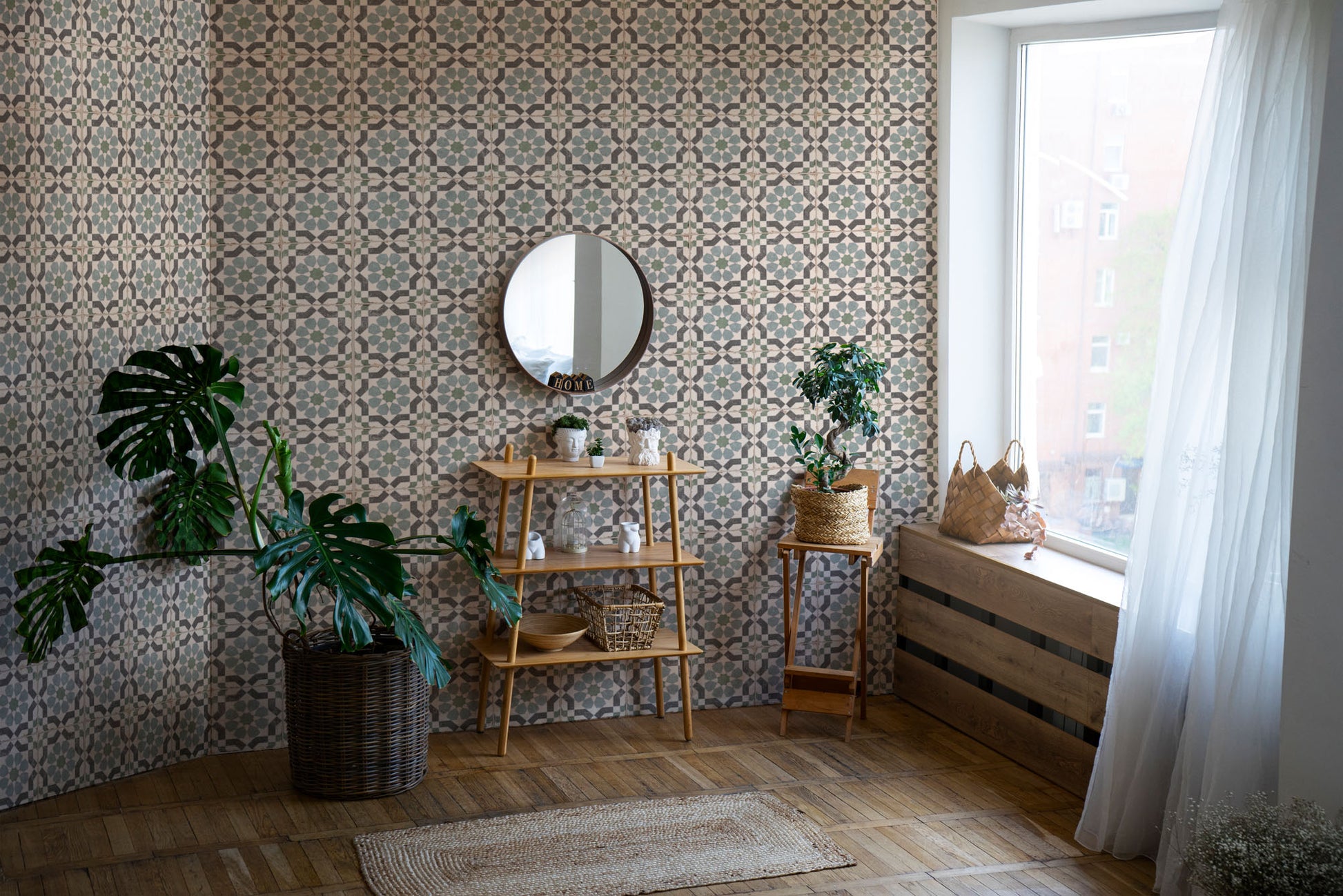 Carrelage Effet Carreau de Ciment Alhambra Layla 20x20 cm de Nanda Tiles