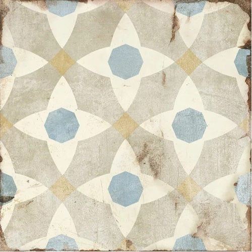Carrelage effet carreau de ciment Loft Floor Oberlin 20x20 cm de Nanda Tiles