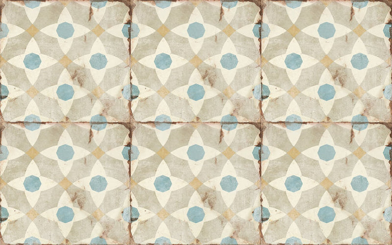 Carrelage effet carreau de ciment Loft Floor Oberlin 20x20 cm de Nanda Tiles