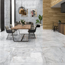Carrelage Effet Marbre Eternal Pearl Brillant 60x120 cm de Ecoceramic60x120 cm  Boite 1.44 m²