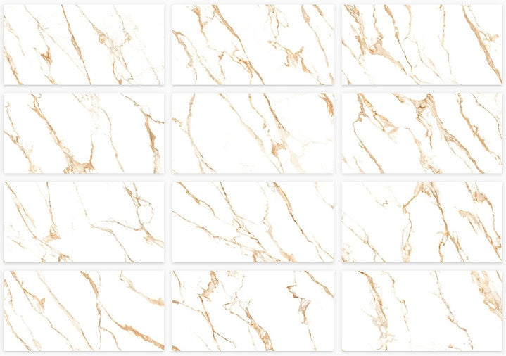 Effet marbre Calacatta Royal 60x120 cm