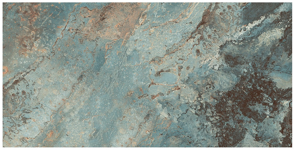 Effet Marbre Resin Green Mat 60x120 cm