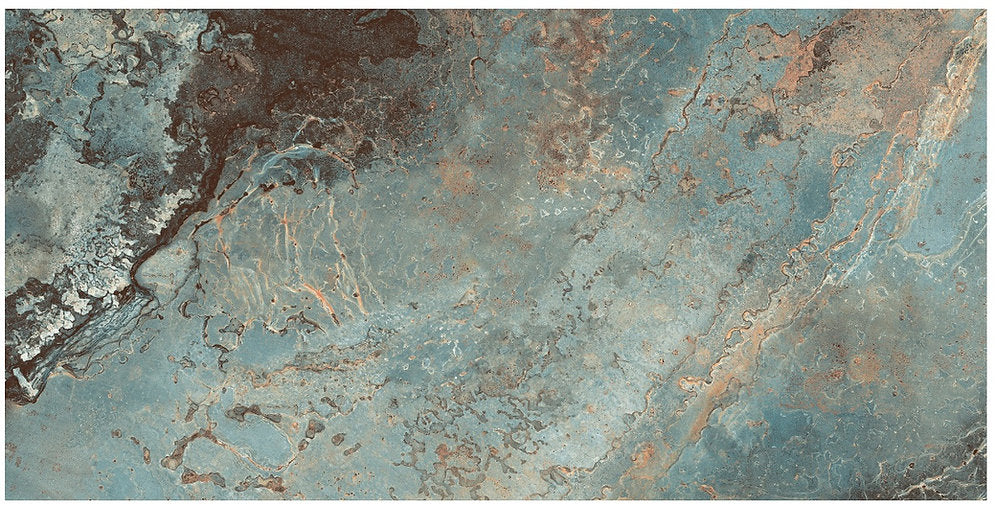 Effet Marbre Resin Green Mat 60x120 cm