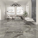 Carrelage Effet Marbre Selene Dark Poli Brillant 90X90 cm de Dune90x90 cm Boite de 0.81 m²