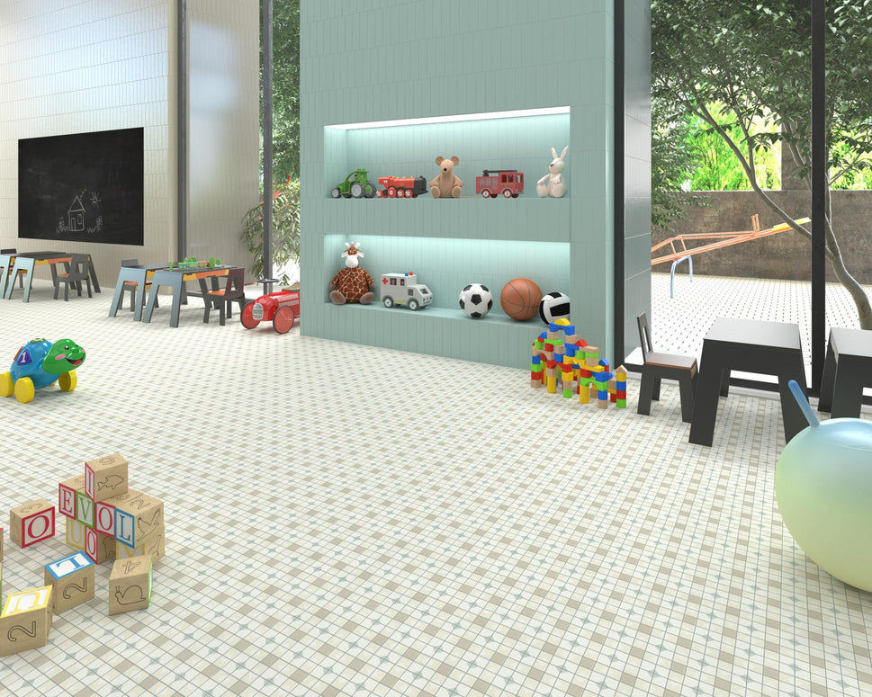 Carrelage Effet Mosaique Mintons Catalina 20x20 cm de Dune