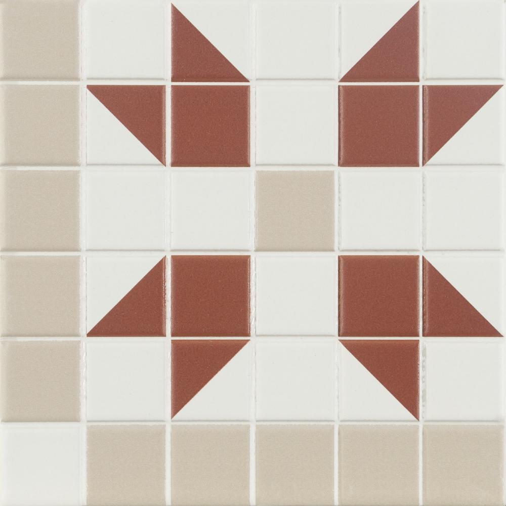 Carrelage Effet Mosaique Mintons Lancelot 20x20 cm de Dune