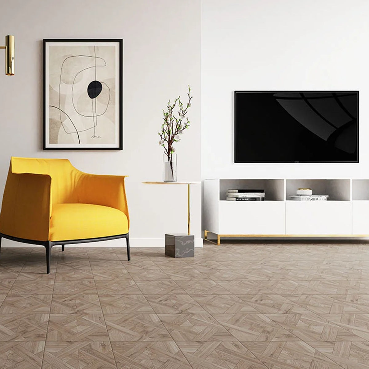Carrelage Effet Parquet Versailles 33,5x33,5 cm