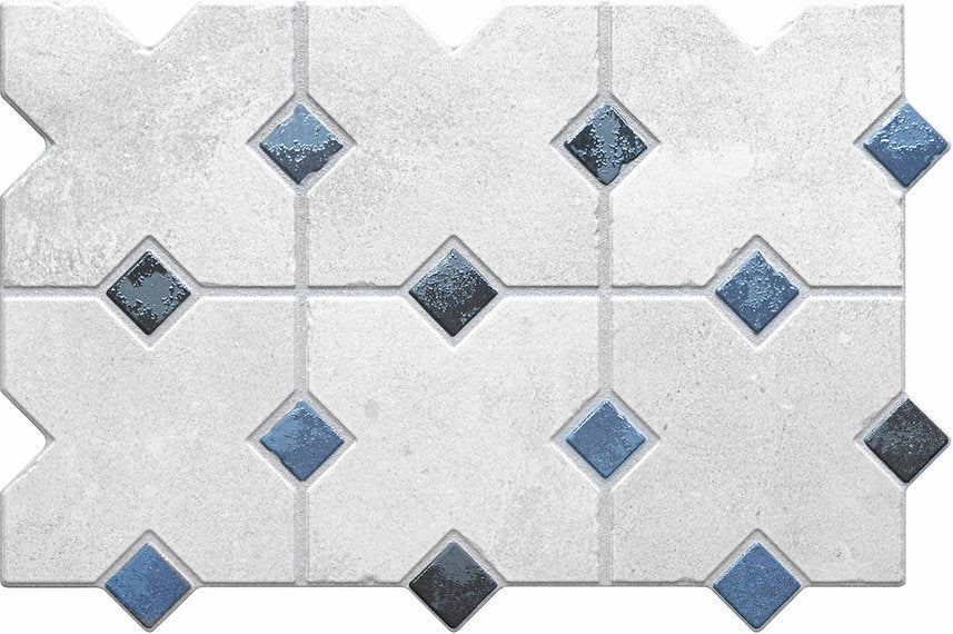 Carrelage Effet Pierre Cabochon Kurios Grey 40x60 cm de Ecoceramic