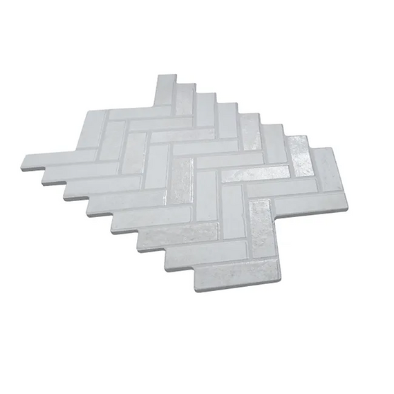 Carrelage effet Brique Coimbra White 40x60 cm de Ecoceramic