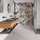 Carrelage Mural Fleuri Rectifie Decor Gala 60x120 cm60x120 cm Boite de 1.44 m²