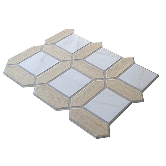Carrelage Effet Pierre Olympus Albo 40x60 cm de Ecoceramic