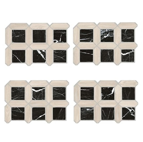 Carrelage Effet Pierre Olympus Nero 40x60 cm de Ecoceramic