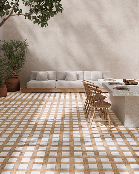 Carrelage Effet Pierre Olympus White 40x60 cm de Ecoceramic