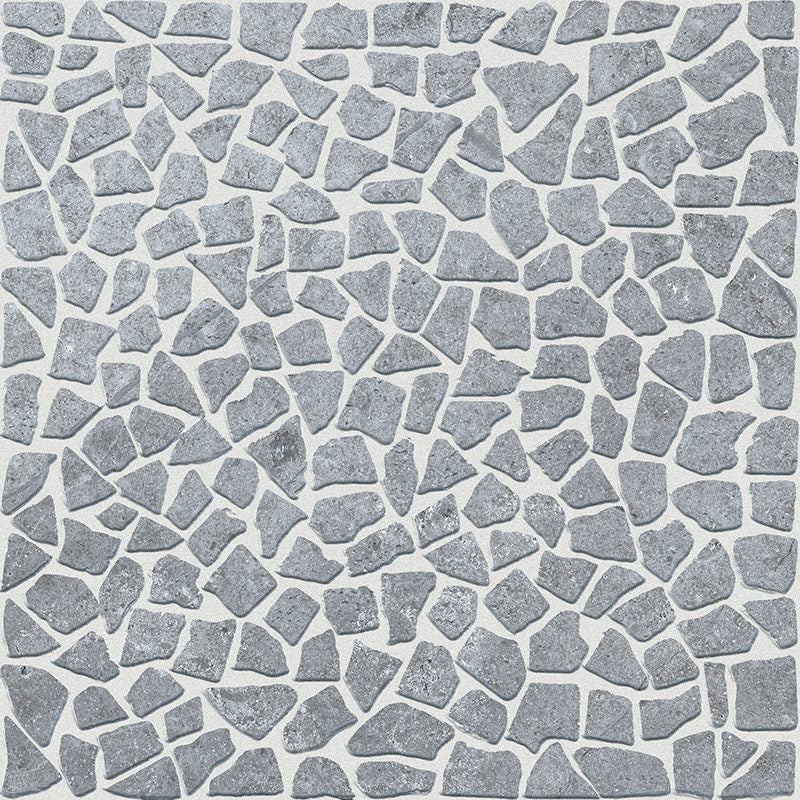 Carrelage Terrasse Effet Pierre Pave Chiado Gris 33,5 x 33,5 cm