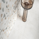 Carrelage Effet Pierre rectifie Retro Off White 60x120 cm de Cinca60x10 cm  Boite de 1.44 m² / Naturel R9