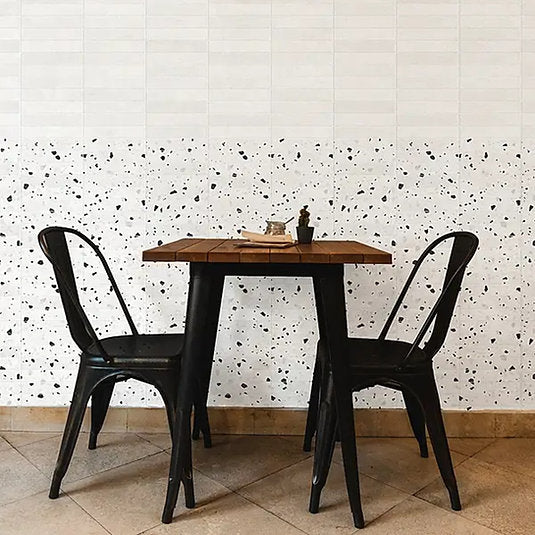 Carrelage Effet Terrazzo Colour Ducal Negro 5x25 cm