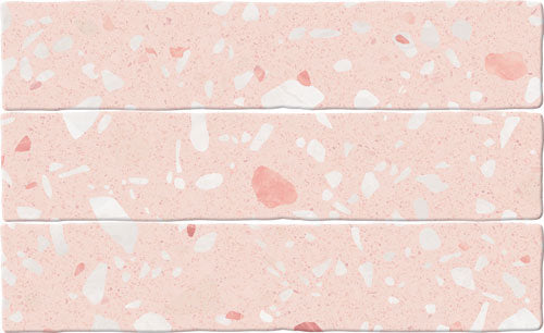 Carrelage Effet Terrazzo Colour Ducal Rosa 5x25 cm