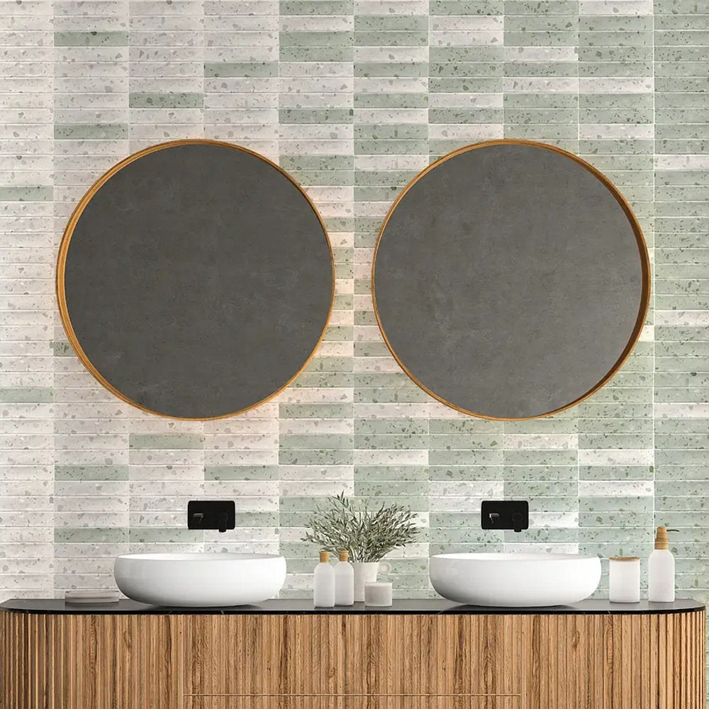 Carrelage Effet Terrazzo Colour Ducal Verde 5x25 cm