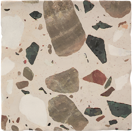Carrelage Effet Terrazzo Ducal Escarlata 13x13 cm