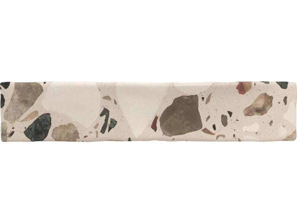 Carrelage Effet Terrazzo Ducal Escarlata 5x25 cm