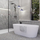 Carrelage Effet Terrazzo Rectifie Gobi Grigio 60x60 cm de Prissmacer60x60 cm  Boite 1.44 m²