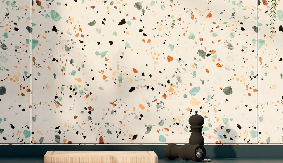 Effet Terrazzo rectifié Gobi NudeBoite 1.44 m²  (60x120 cm)