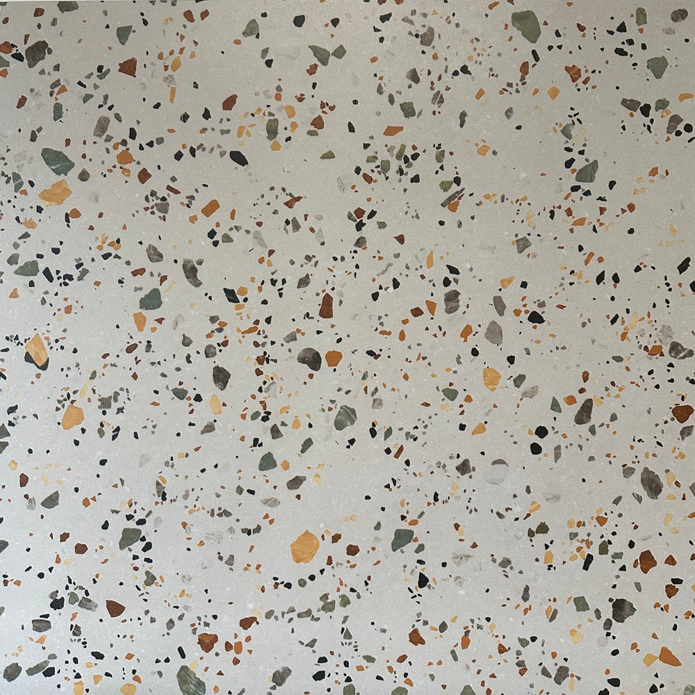 Carrelage Effet Terrazzo Rectifie Gobi Nude 60x60 cm de Prissmacer