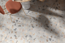 Carrelage Effet Terrazzo rectifie Retro Grey 60x60 cm de Cinca60x60 cm  Boite de 1.44 m² / Naturel R9