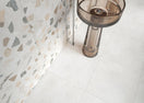 Carrelage Effet Terrazzo rectifie Retro Off White 60x60 cm de Cinca60x60 cm  Boite de 1.44 m² / Naturel R9