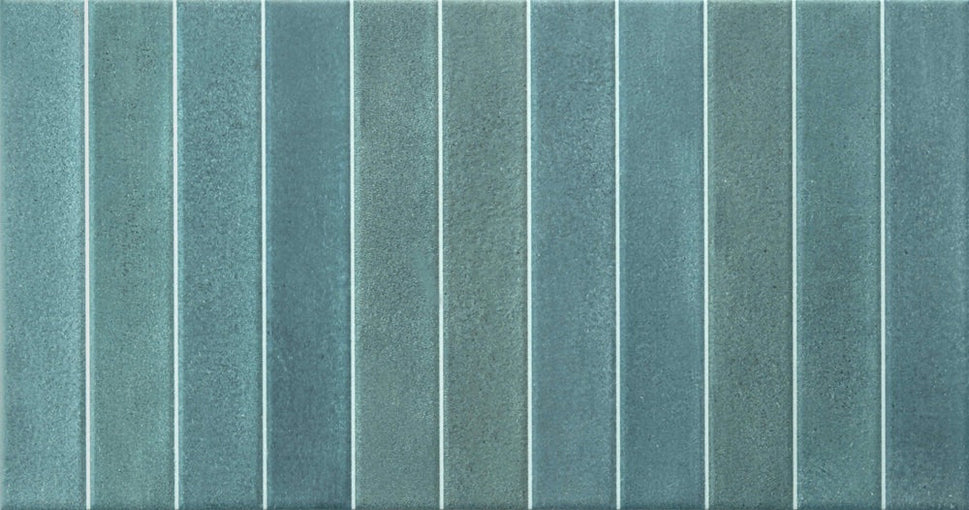 Carrelage Effet Zellige Atlantis Green Mat ou Brillant 31,6x60 cm de EcoceramicBoite 1.52 m² / Mat