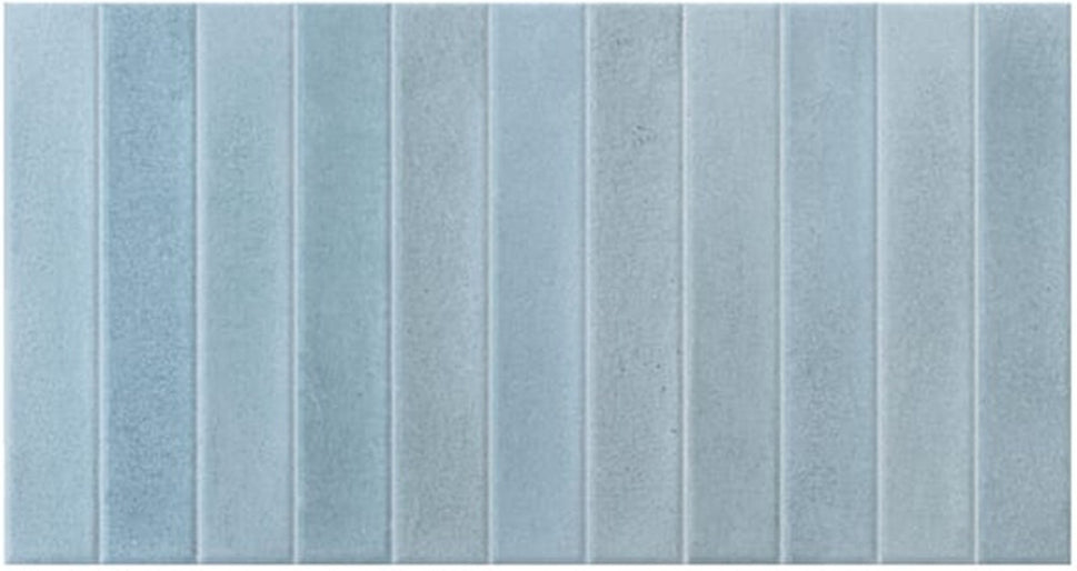 Carrelage Effet Zellige Atlantis Blue Mat ou Brillant 31,6x60 cm de EcoceramicBoite 1.52 m² / Mat