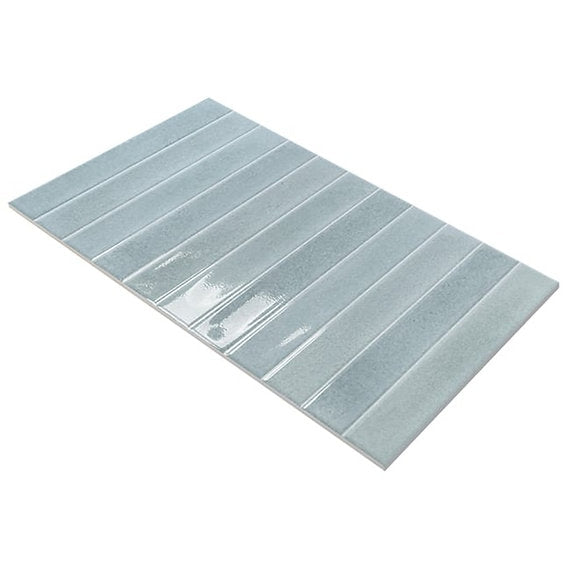Carrelage Effet Zellige Atlantis Light Green Mat ou Brillant 31,6x60 cm de Ecoceramic
