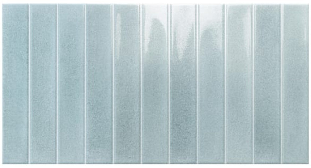 Carrelage Effet Zellige Atlantis Light Green Mat ou Brillant 31,6x60 cm de Ecoceramic