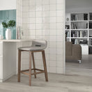 Carrelage Effet Zellige Tabarca Blanco Brillant 15x15 cm de Dune15x15 cm Boite 0.675 m²