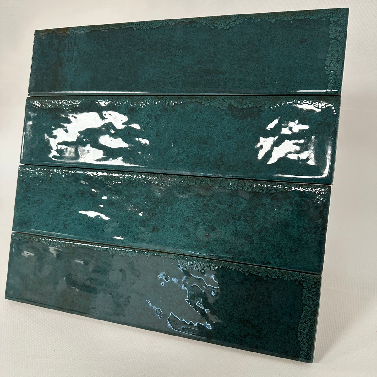 Carrelage Effet Zellige Asly Blue 7,5x30 cm de Ecoceramic