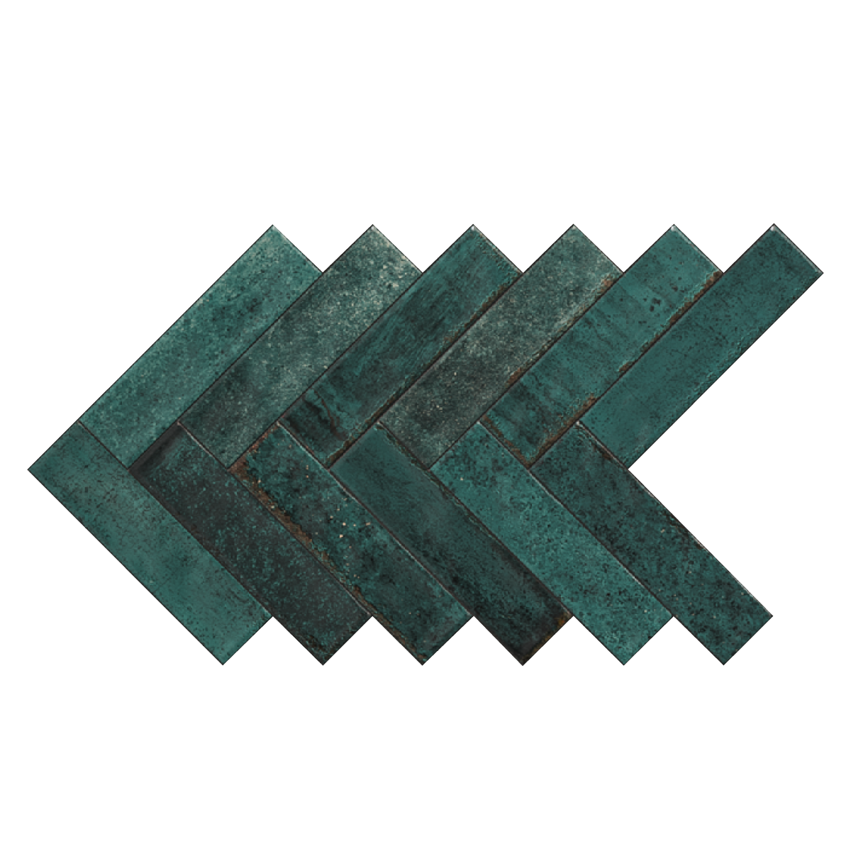 Carrelage Effet Zellige Asly Blue 7,5x30 cm de Ecoceramic