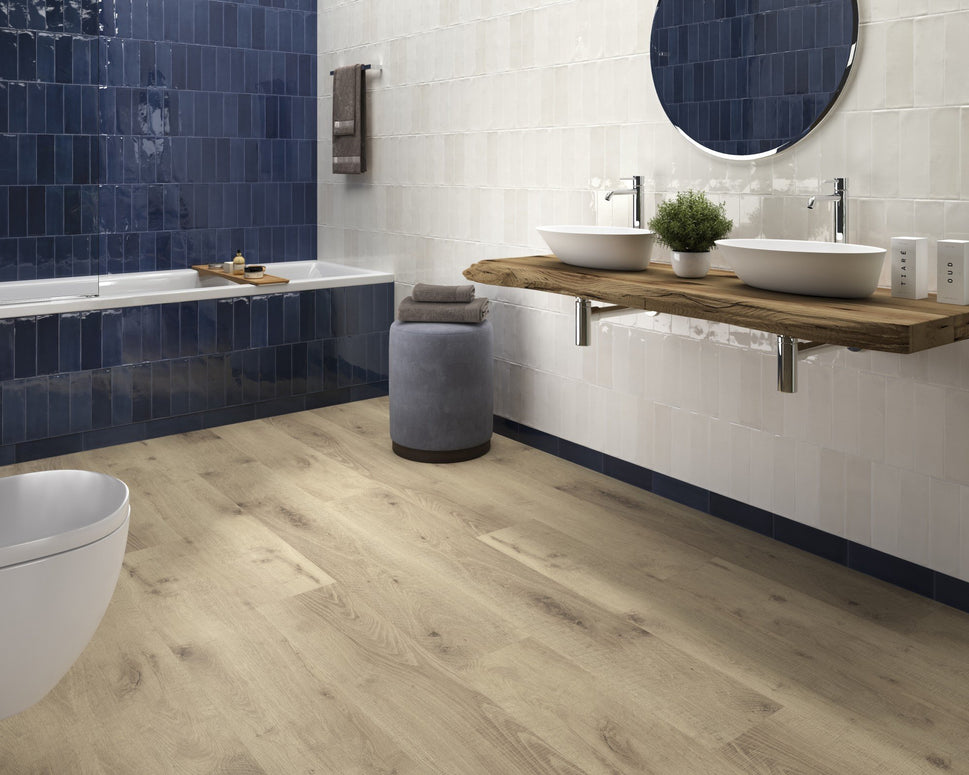 Carrelage Effet Zellige Brillant Tabarca Marino 7.5x23 cm de Dune