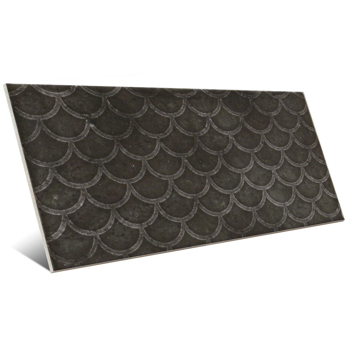 Carrelage Effet Zellige Camden Decor Nero 10x20 cm de Mainzu