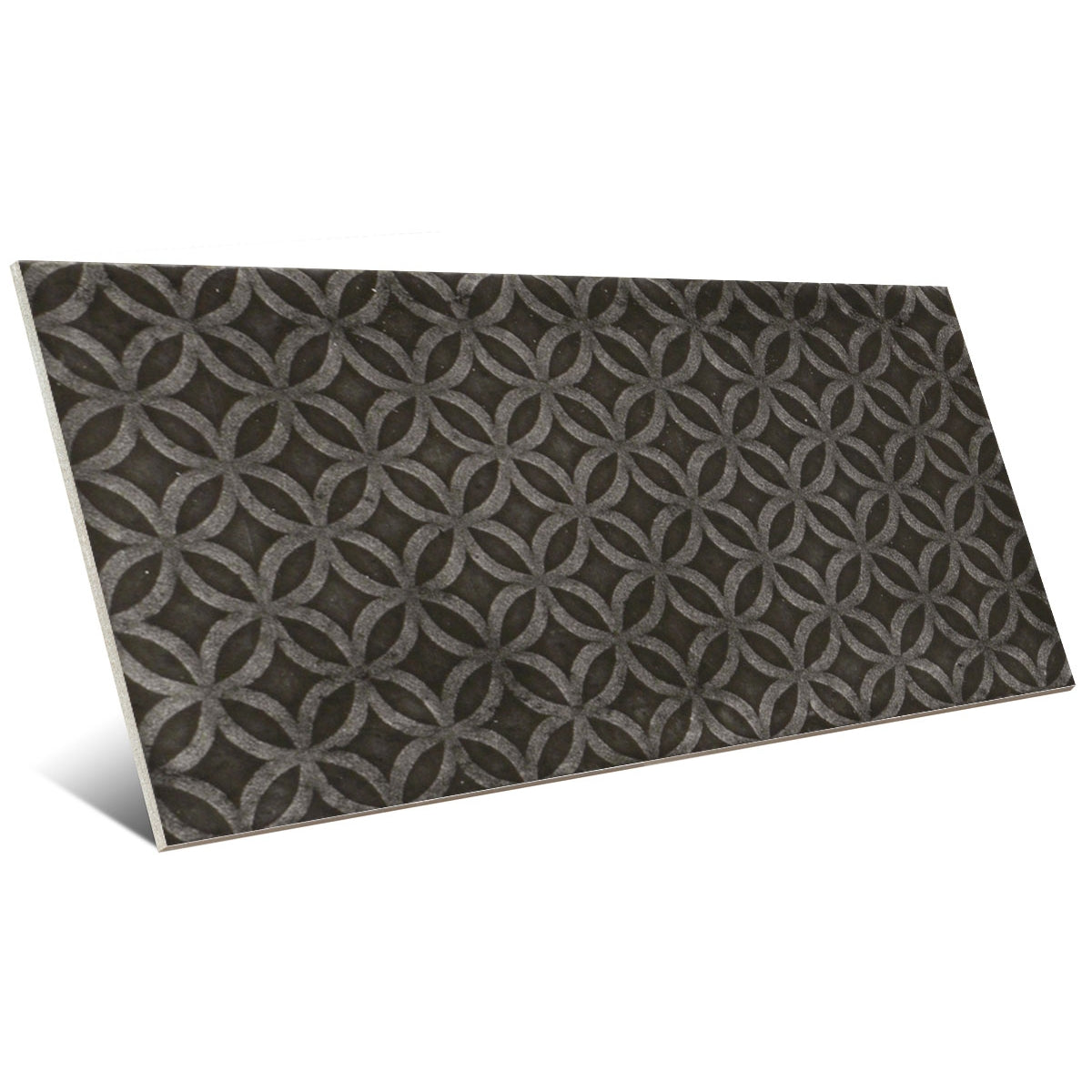 Carrelage Effet Zellige Camden Decor Nero 10x20 cm de Mainzu